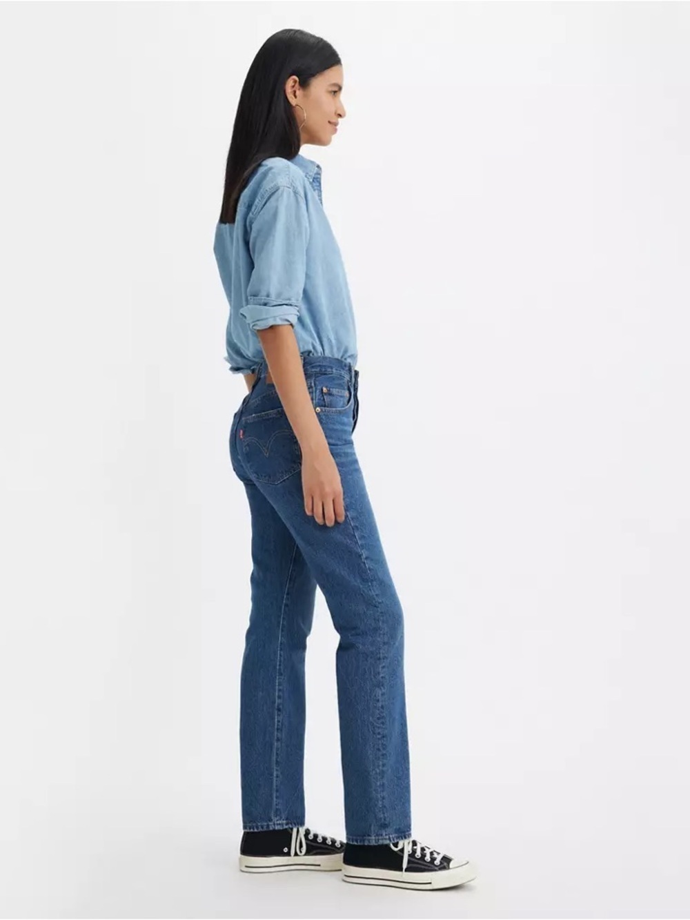 Levi’s 501 Premium Medium Wash W 31 L 30 100% Cotton Women’s Denim Jeans Classic